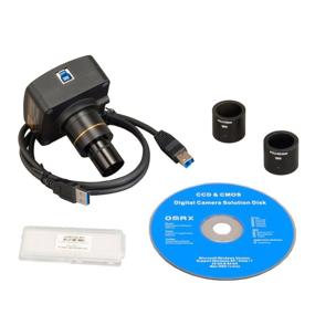 img 3 attached to 📸 High Resolution A3550U3 5MP USB3.0 Digital Camera for Microscope with 0.01mm Calibration Slide: Perfect Compatibility with Windows 8 & 10, Mac OS X, Linux