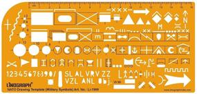 img 1 attached to 🗺️ Nato Army Tactical Military Map Marking Symbols Drafting Template: A Comprehensive Stencil for Precise Tactical Mapping