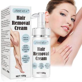 img 4 attached to Flawless Hair Remover Cream: Skin Friendly Depilatory Cream for Men & Women