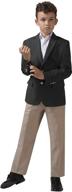 👕 premium pierre cardin boys navy blazer: classy boys' clothing & versatile suits & sport coats logo