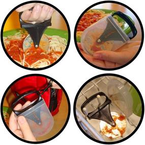 img 2 attached to The Quick Split: Portable Pizza 🍕 Cutter with On-The-Go Cover for Bite-Size Slices