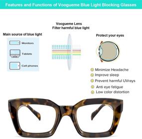 img 1 attached to Rectangle Spectacles Lightweight Eyestrain Protective