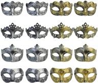 🎭 yookat masquerade vintage antique venetian: elegant and enchanting masks for your special occasions logo