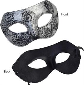 img 2 attached to 🎭 Yookat Masquerade Vintage Antique Venetian: Elegant and Enchanting Masks for Your Special Occasions