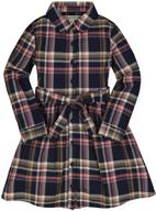 👗 chic and comfy: hope henry girls tie waist shirtdress for the fashionable kids! logo