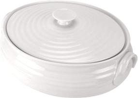 img 3 attached to Sophie Conran Collection: Small White Oval Casserole - Made in England, Dishwasher, Microwave, Oven, and Freezer Safe