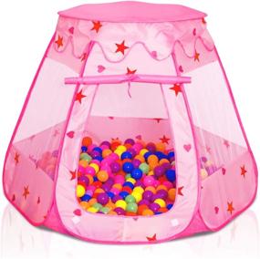 img 4 attached to 🏰 Enchanting Wilhunter Toddler Princess Children Playhouse: A Magical Playtime Haven