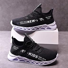 img 1 attached to 👟 FJWYSANGU Kids Sneakers - Athletic Running Shoes & Sports Trainers for Girls and Boys (Little Kid/Big Kid)