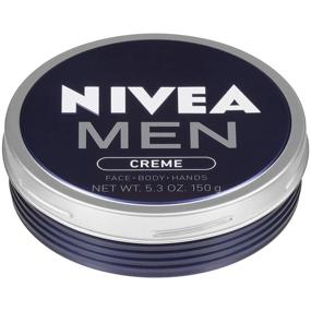 img 4 attached to 🧴 NIVEA Men Creme: Versatile Face, Hand, and Body Lotion in a 5.3 oz. Tin