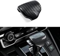 enhance your honda cr-v's interior with thenice carbon fiber gear lever decorative trim - compatible with cr-v 2021-2017 logo