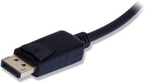 img 1 attached to Gofanco Кабель DisplayPort to HDMI длиной 3 фута с покрытием из золота - Подключите системы с разъемом DisplayPort к телевизорам или мониторам с разъемом HDMI (DPHDMI3F)