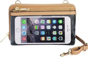 img 4 attached to Versatile PUFER Phone Crossbody: Touchscreen Window Women's Handbags & Wallets