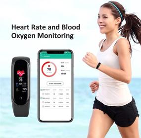 img 2 attached to Ultimate Fitness Tracker: Heart Rate, Oxygen, Sleep Monitoring, Pedometer, Music Control, Alarm, Photo Remote, Weather Smart Watch for Women and Men