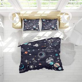 img 3 attached to 🛏️ SHOMPE Kids' Home Store: Duvet Cover and Pillowcases Set