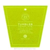 📐 5-inch square tumbler template by missouri star – perfect for crafting with 5-inch squares logo