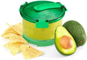 img 3 attached to 🥑 Casabella Guac-Lock Container: Lock-in Freshness for Your Delicious Blue Guacamole