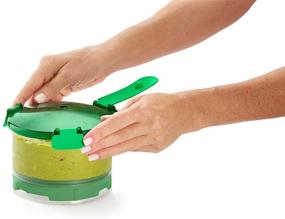 img 1 attached to 🥑 Casabella Guac-Lock Container: Lock-in Freshness for Your Delicious Blue Guacamole