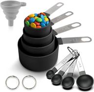 measuring stackable teaspoons ingredients stainless логотип