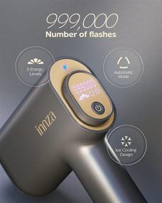 img 2 attached to At-Home Laser Hair Removal for Women with Sapphire Ice Compress IPL Technology - 999,000 Flashes, Facial and Whole Body Hair Removal Device for Safe, Comfortable & Permanent Results
