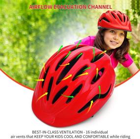 img 3 attached to CPSC Certified JetBlaze Kids Bike Helmet - Multi-Sport Helmet for Ages 3-10