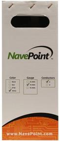 img 2 attached to 🔊 NavePoint 250ft CL2 Rated Audio Speaker Cable Wire: 14/2 AWG Gauge, 2 Conductor Bulk White