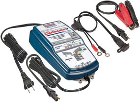 img 1 attached to 💪 Powerful and Efficient: Tecmate Optimate 7 Ampmatic TM-255v2 9-Step 12V 10A Sealed Battery Saving Charger & Maintainer