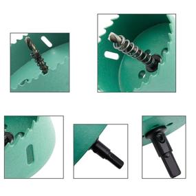 img 2 attached to 🔪 Laiwei 155mm Bimetal Heavy Cutter: Precision Cutting Tool for Tough Materials