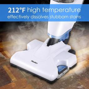 img 2 attached to 🧽 Moolan All-in-1 Steam Mop and Vacuum Cleaner Combo: Wet-Dry Steam, 18Kpa Vacuum, HEPA Filtration - Ideal for Hardwood, Tile, Laminated Floors - Deep Cleaning with Steam and Vacuum Simultaneously