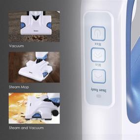img 3 attached to 🧽 Moolan All-in-1 Steam Mop and Vacuum Cleaner Combo: Wet-Dry Steam, 18Kpa Vacuum, HEPA Filtration - Ideal for Hardwood, Tile, Laminated Floors - Deep Cleaning with Steam and Vacuum Simultaneously