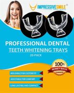 wholesale value: 20/pack thermo-molding boil and bite teeth whitening mouth trays - quick and effective results! logo