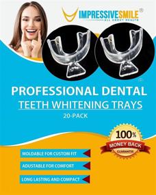 img 4 attached to Wholesale Value: 20/Pack Thermo-Molding Boil and Bite Teeth Whitening Mouth Trays - Quick and Effective Results!