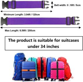 img 3 attached to 🎒 Conveniently Release Tounto Pack Luggage Straps for Easy Organization