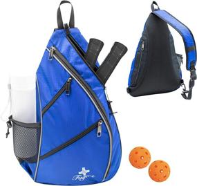 img 4 attached to 🎒 FAGERS Crossbody Backpack: A Practical Sling Bag for Pickleball Enthusiasts