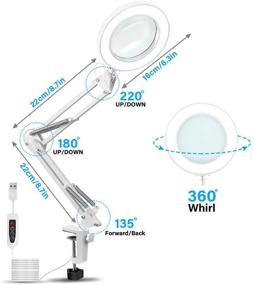 img 2 attached to Achort Magnifying Adjustable Eye Caring Illuminated