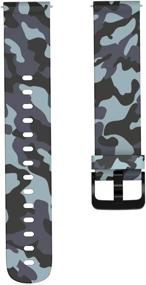 img 4 attached to Compatible Replacement Silicone Wristbands Camouflage