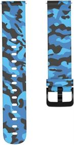 img 2 attached to Compatible Replacement Silicone Wristbands Camouflage