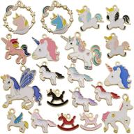assorted unicorn necklaces bracelets earrings logo