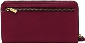 img 3 attached to 👛 Fossil Women's Leather Wallet Wristlet: Stylish Handbags & Wallets for Women