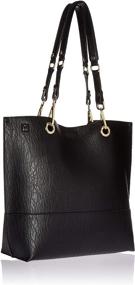 img 1 attached to 💼 Versatile and Stylish: Calvin Klein Sonoma Reversible Novelty North/South Tote