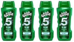 img 4 attached to 🧴 Irish Spring 5-in-1 Shampoo, Conditioner, Body Wash, Face Wash, Deodorizer - 18 oz (Pack of 4) - Enhanced SEO