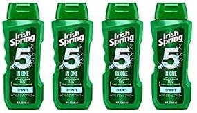 img 3 attached to 🧴 Irish Spring 5-in-1 Shampoo, Conditioner, Body Wash, Face Wash, Deodorizer - 18 oz (Pack of 4) - Enhanced SEO