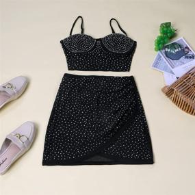 img 1 attached to Ranfare Birthday Rhinestone Nightclub Dresses Women's Clothing in Dresses