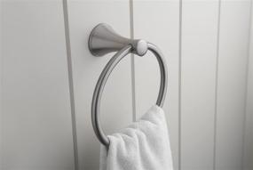 img 1 attached to 🧺 KOHLER K-13435-BN Coralais Towel Ring: Sleek and Stylish in Vibrant Brushed Nickel