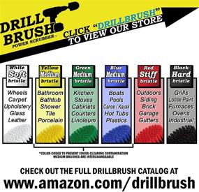 img 2 attached to Drill Brush Ultimate Automotive Cleaning Kit with Extension: Accessorize Your Truck with Ease - Clean Glass, Upholstery, Seats, Windows, Interior, Wheels, and Carpets - Includes Car Mats and Spin Brush for Efficient Cleaning - Perfect for Motorcycle Accessories