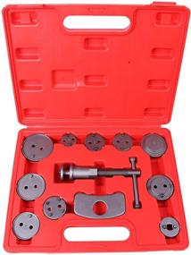 img 4 attached to Cartman 12-Piece Disc Brake Caliper Wind Back Tool Kit: Ultimate Automotive Brake Pad Repair Solution