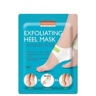 🦶 purederm exfoliating heel mask: korean beauty for foot peeling, dead skin removal & foot spa - 0.63oz logo