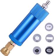 30mpa blue creation core high-pressure pcp hand pump with air filter, water-oil separator, and quick connect (female and male) for high-pressure air compressor pump logo