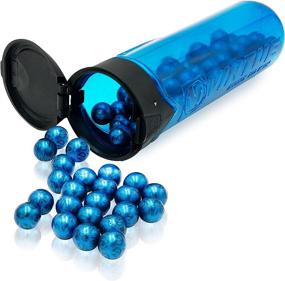 img 1 attached to 🔵 VIRTUE Ace Paintballs - .68 Caliber Blue V-Logo Shell with Orange Fill - 2 Cases (4000 Rounds) - Enhanced SEO