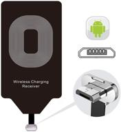 wireless charger receiver qi charging adapter for samsung galaxy s5 s4 s3 note 4 j7 a9 a8 pro a7 lg g4 g3 stylo 3 plus 2 v10 k20 k30 x max moto g5 g5s e5 sony z3 google xiaomi android - cordless charging solution logo