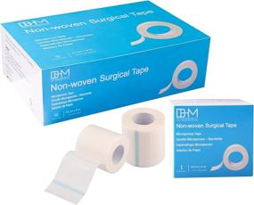 img 4 attached to 🩹 12-Pack Microporous Medical Tape: 1 Inch x 10 Yards, Self-Adhesive Bandages for Surgical Wound Care